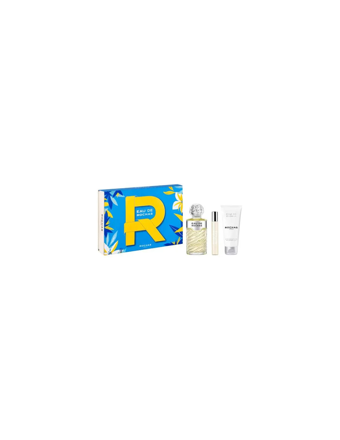 Coffret Rochas Eau de Rochas Eau de Toilette + vaporisateur de sac + lait corps