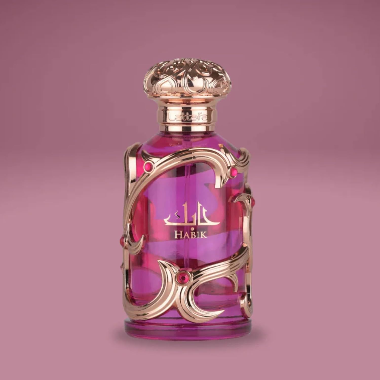 Habik pour Femme par Lattafa Parfums – Eau de Parfum 100 ml – Parfum Floral Fruité à Longue Durée pour Femme – Élégant, Musqué, Sucré – Cadeau de Parfum de Luxe Arabe pour Elle