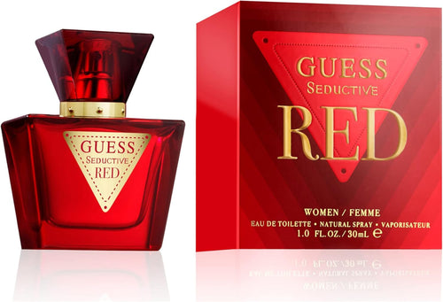 GUESS Seductive Red Femme — Eau de toilette 30 ml — flacon et étui