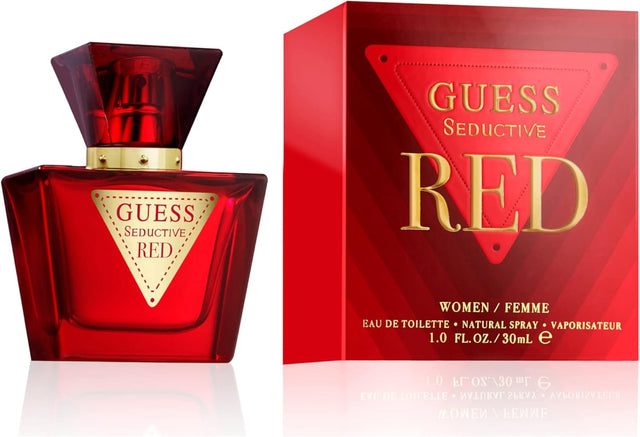 GUESS Seductive Red Femme — Eau de toilette 30 ml — flacon et étui